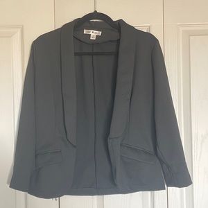 Cotton black blazer